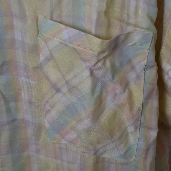 NWT Buffalo David Bitton Top Yellow XL Let's Plaid - Picture 2 of 15